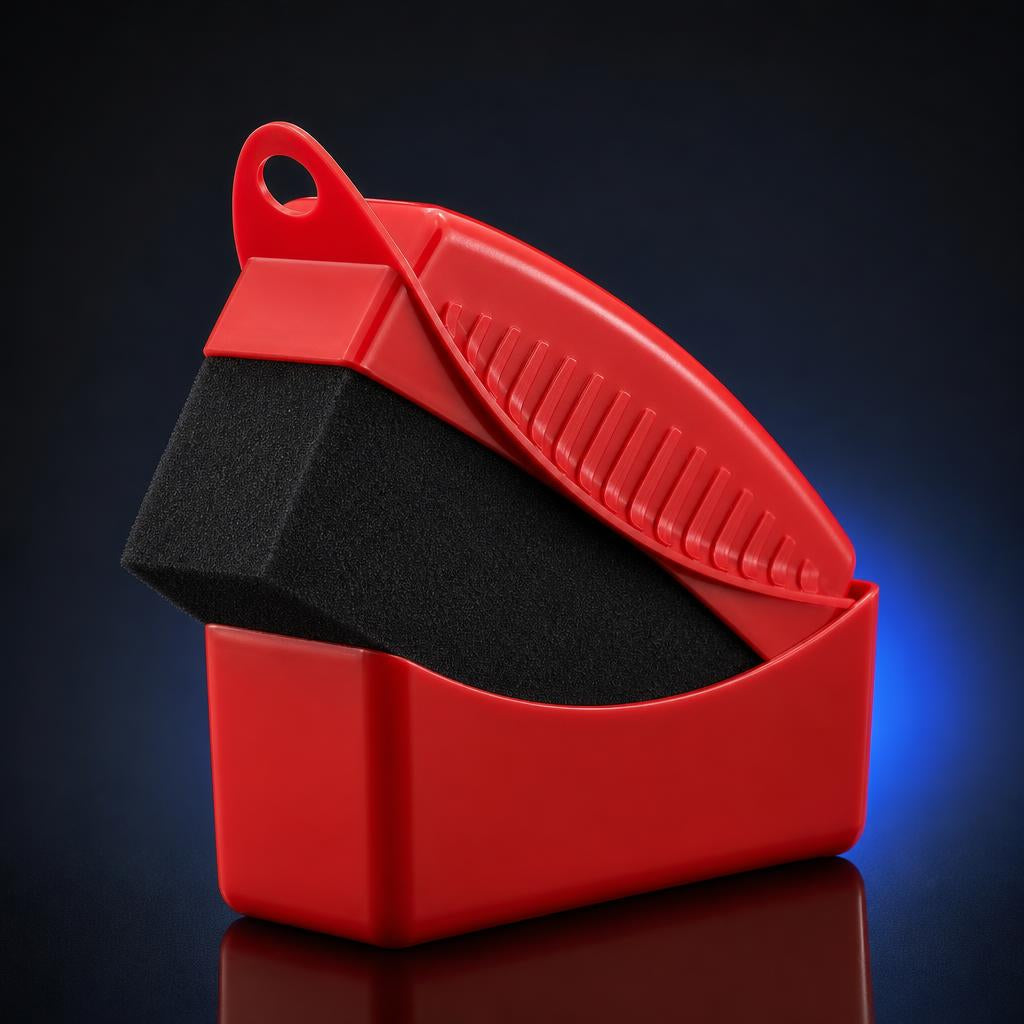Aplicador de neumáticos AP Detailing color rojo